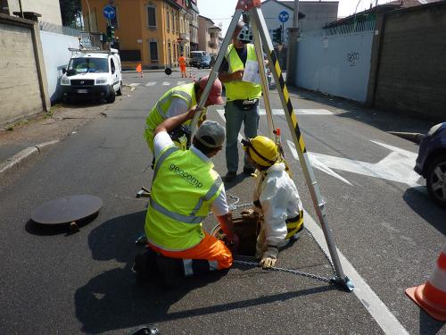 rilievi in  ambienti confinati